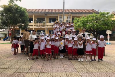 Trường Mầm non Đức Thắng cho khối Lớn tham quan Trường Tiểu học Đức Thắngg